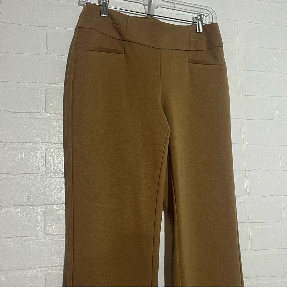 New York & Company Womens Dress Pants Tan Boot Cut Trousers Stretch Small NWT - Picture 2 of 8